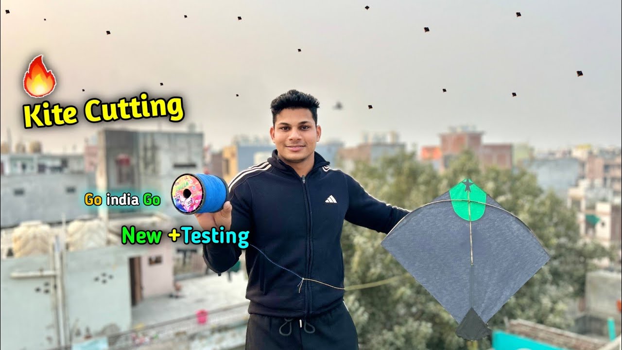 😲New *Go India Go* Manjha Testing | Kite Cutting | Kite Flying |