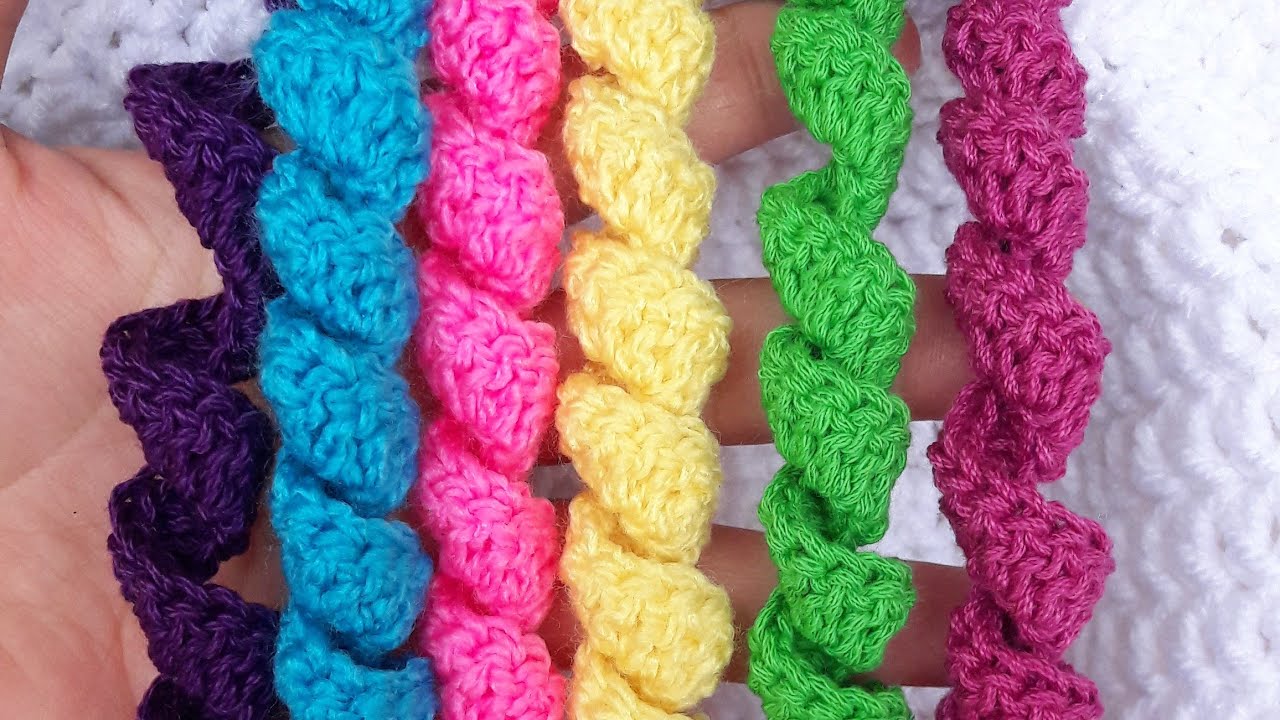 Como tejer Espirales, Rulos, Resortes, Bucles o churritos en crochet
