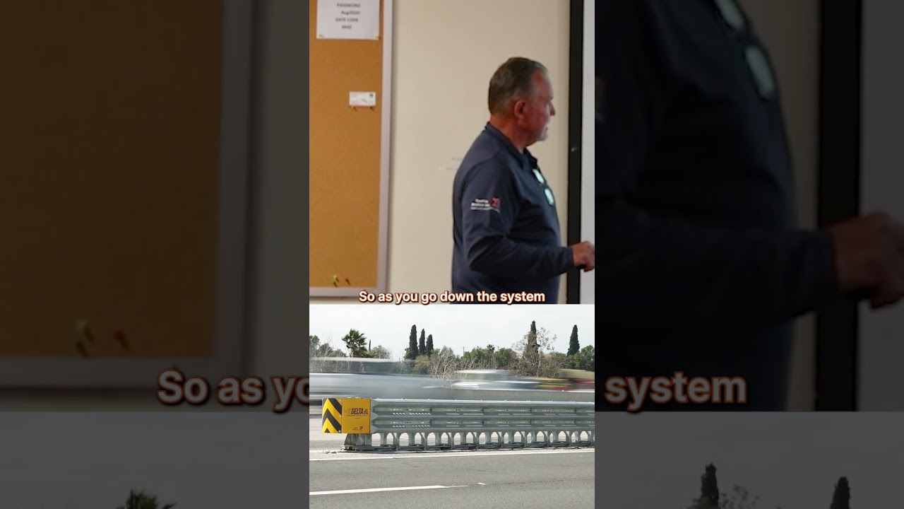 This Is How It STOPS A CAR - Delta Crash Cushion #shorts #how