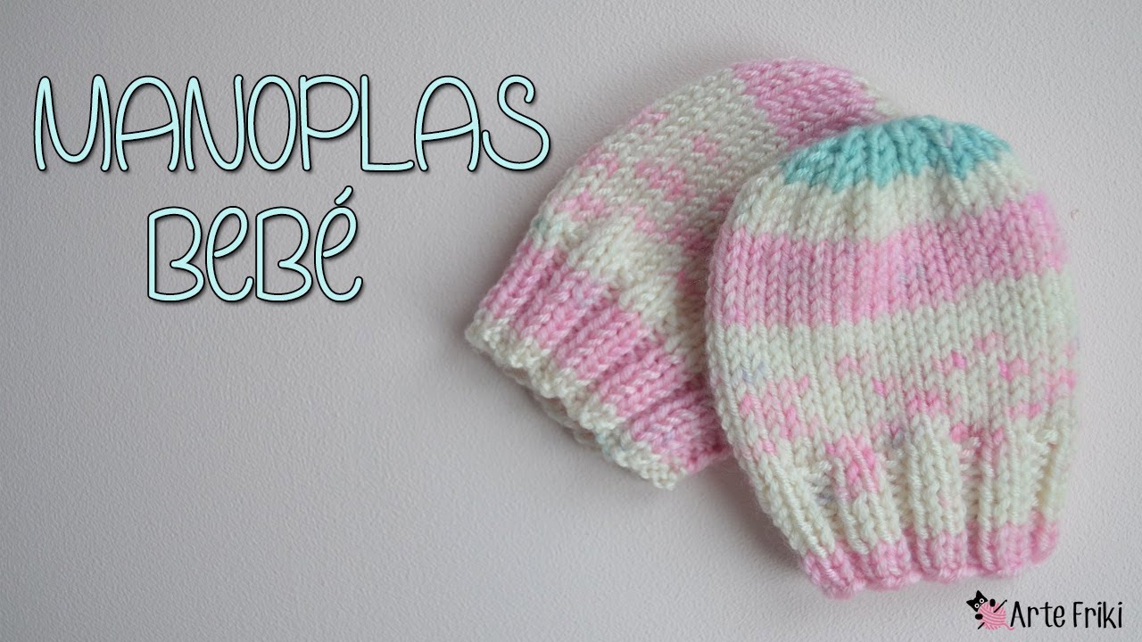 CÓMO TEJER MANOPLAS para BEBÉ 👶 PRINCIPIANTES