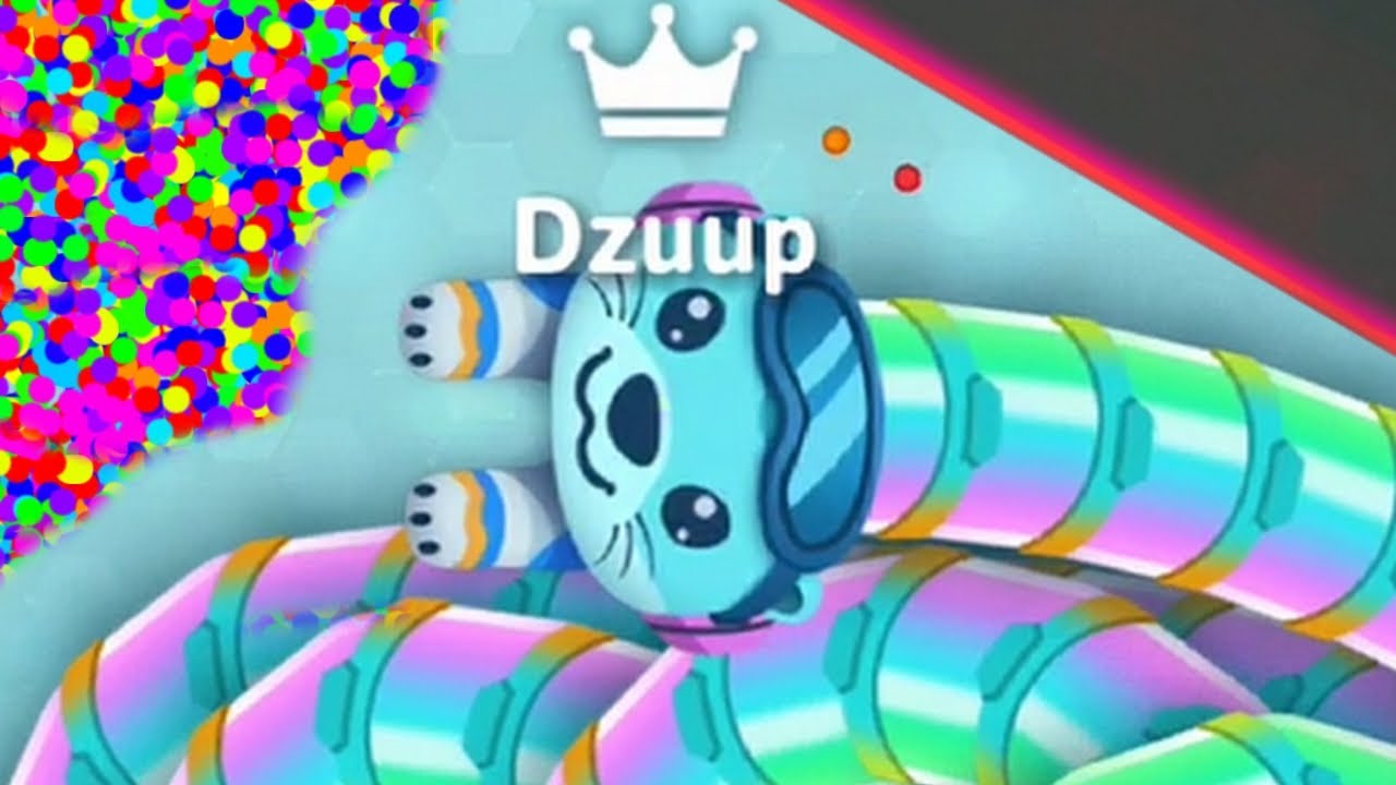 Snake.io GIANT Bear snake is DANGEROUS in snakeio! 🐍snakes score in snake io🐍 - Dzuup Gameplay #72