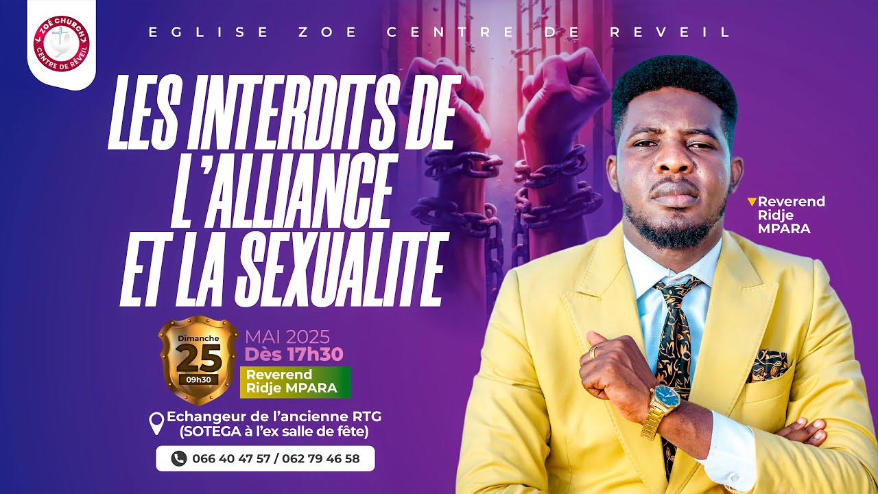 LES INTERDITS DE L'ALLIANCE | REVEREND RIDJE MPARA
