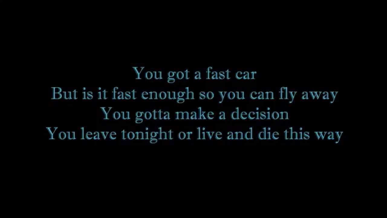 Boyce Avenue ft Kina Grannis - Fast Car Lyrics