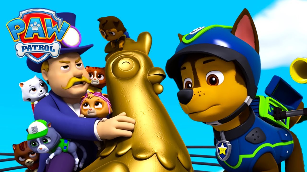 Rädda Chickalettas Staty 🐔 | PAW Patrol | På Svenska | Kompilation