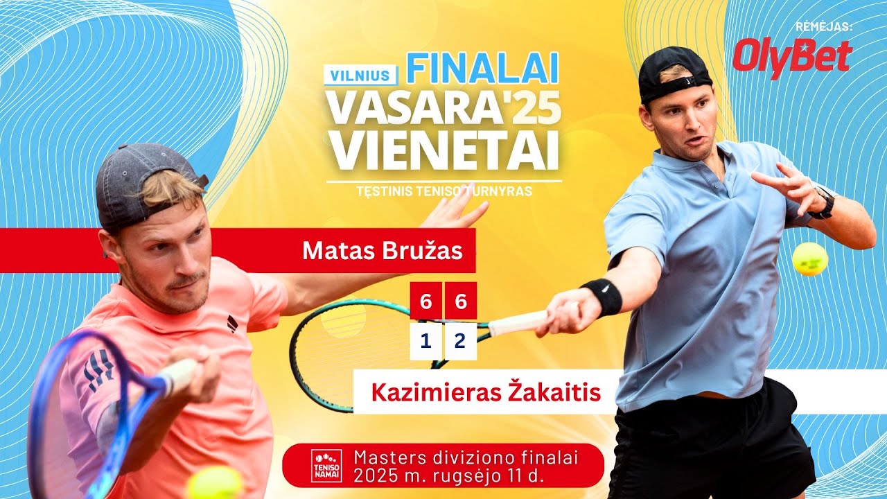 Matas Bružas vs Kazimieras Žakaitis | VASARA25 vienetai Vilniaus Masters diviziono finalas