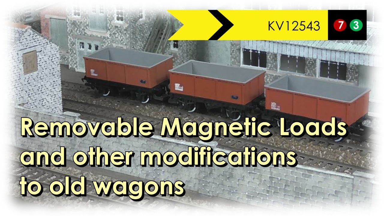 Removable wagon loads in 00 scale wagons - and mistakes made