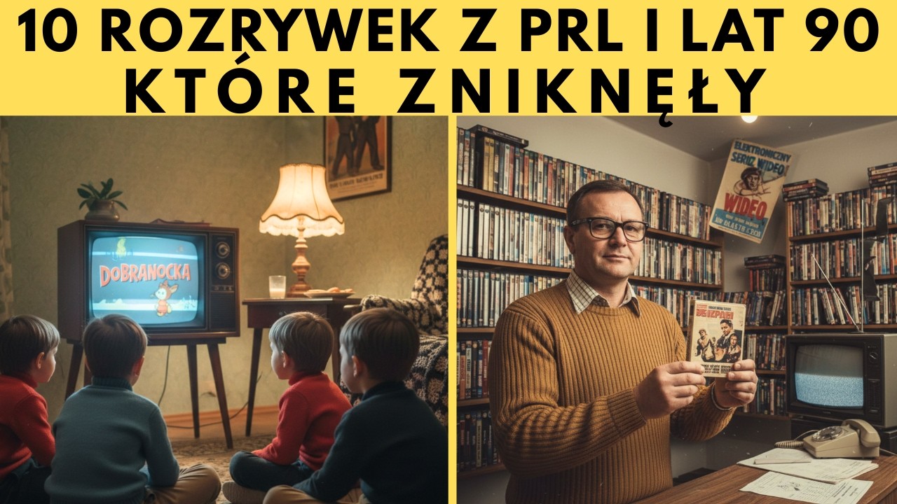 10 niezapomnianych rozrywek z PRL i lat 90, kt&oacute;re zniknęły.