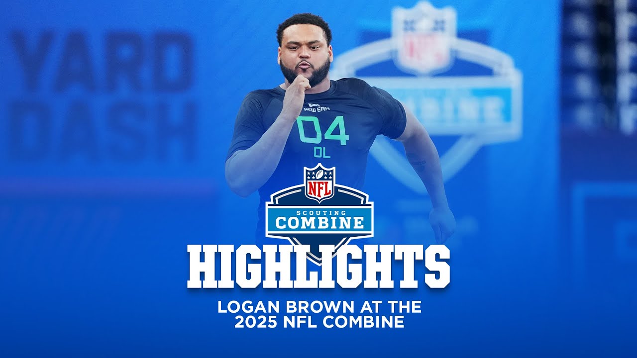 Logan Brown Highlights at the 2025 NFL Combine