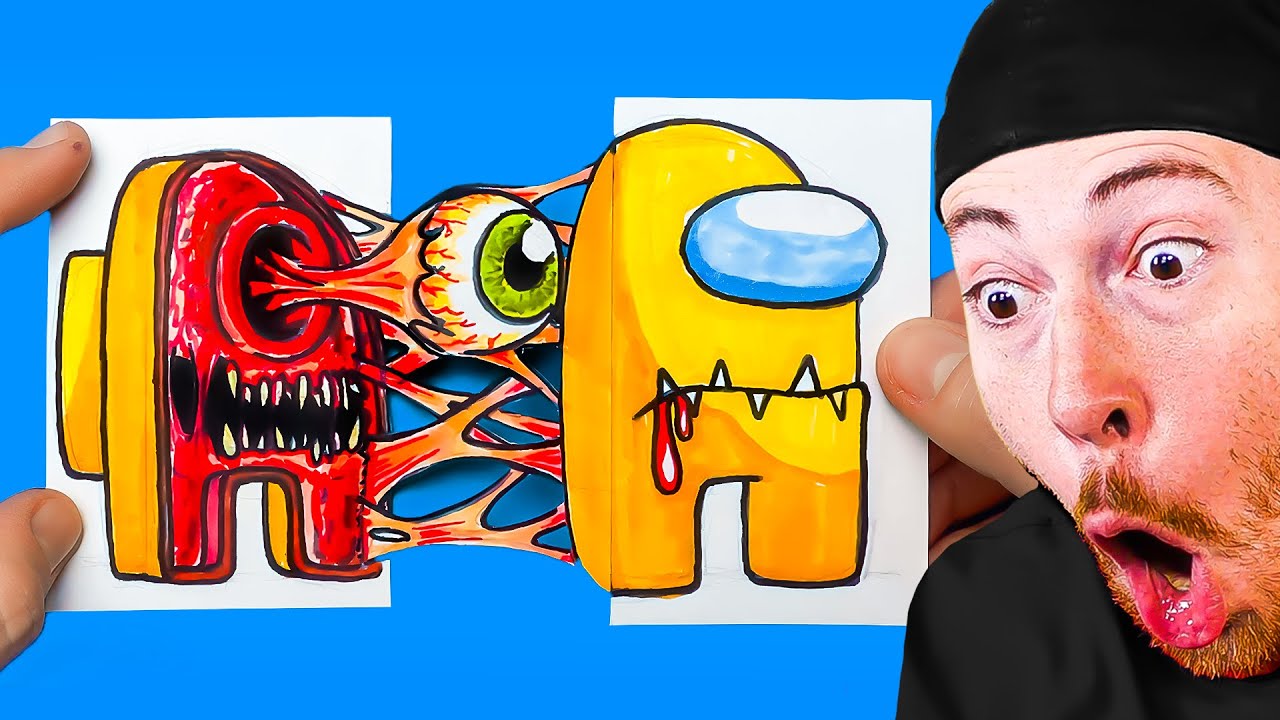CRAZIEST Among Us Art Videos EVER!? (AMAZING!)