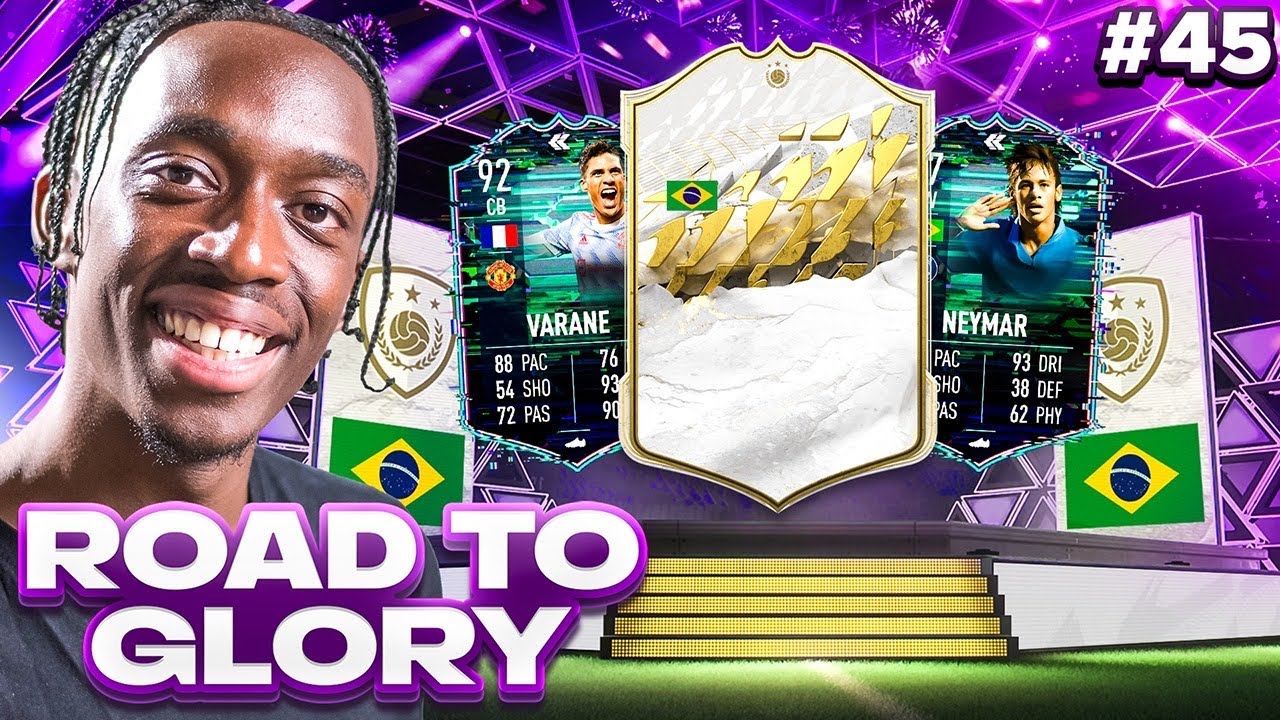 ICON IN A PACK & COMPLETING FLASHBACK NEYMAR!!🇧🇷🥶 #45 (FIFA 22 RTG)