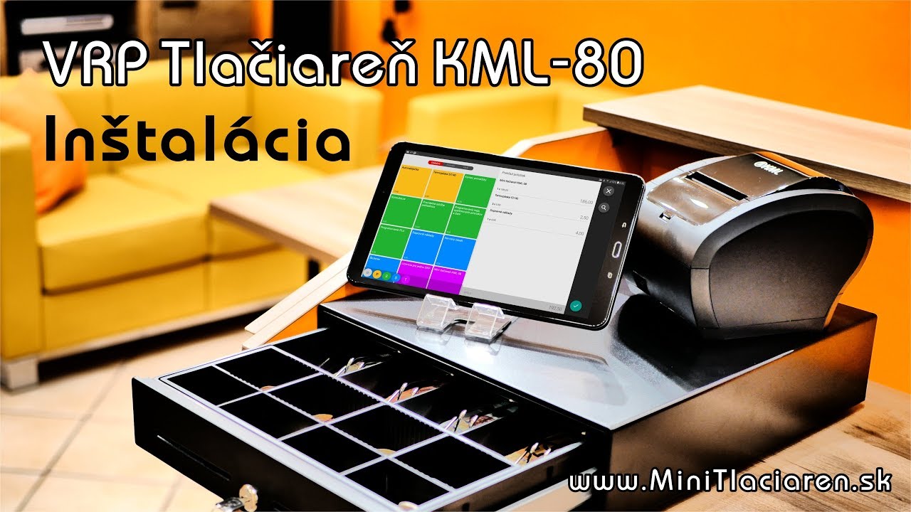VRP Tlačiareň KML-80 N&aacute;vod na in&scaron;tal&aacute;ciu