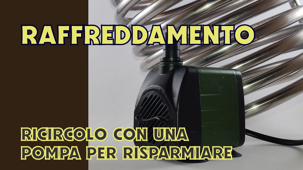 Raffreddare risparmiando acqua con il ricircolo