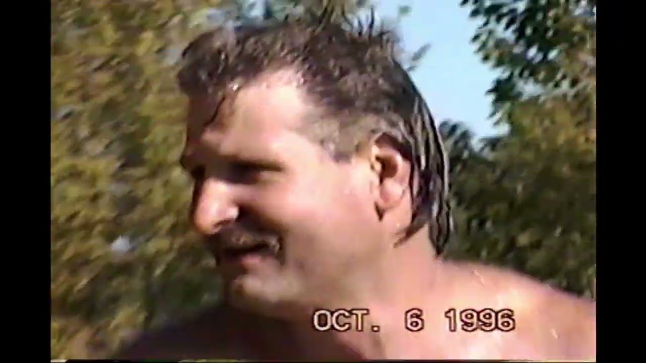 Sears Road - Dad in Pool - October 1996