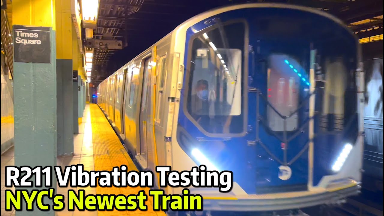⁴ᴷ⁶⁰ New R211 Subway Cars Noise/Vibration Testing on the Q Line