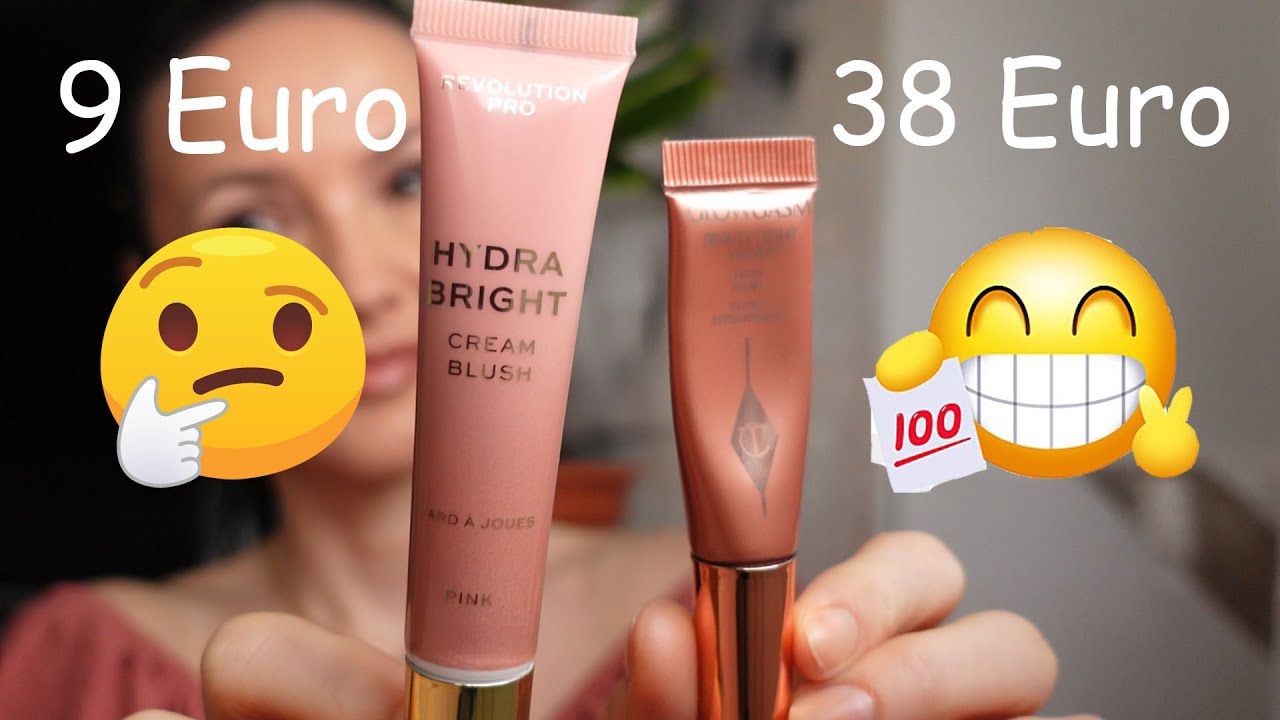 Румяна Charlotte Tilbury VS Revolution Pro. Бюджет против люкса.