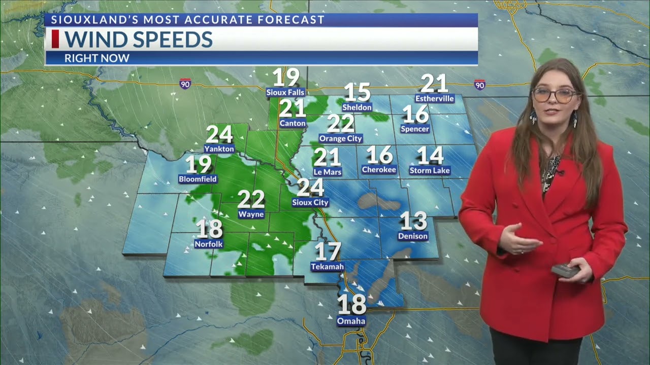KCAU 9 Evening Weather with Taylor King @ 5 PM - 1/13/26