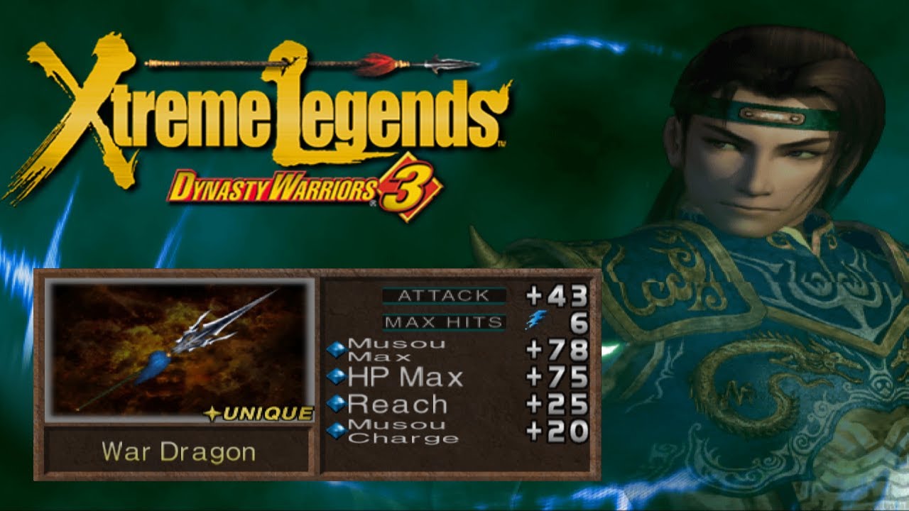 Zhao Yun - 5th Weapon | Dynasty Warriors 3: Xtreme Legends (4K, 60fps)