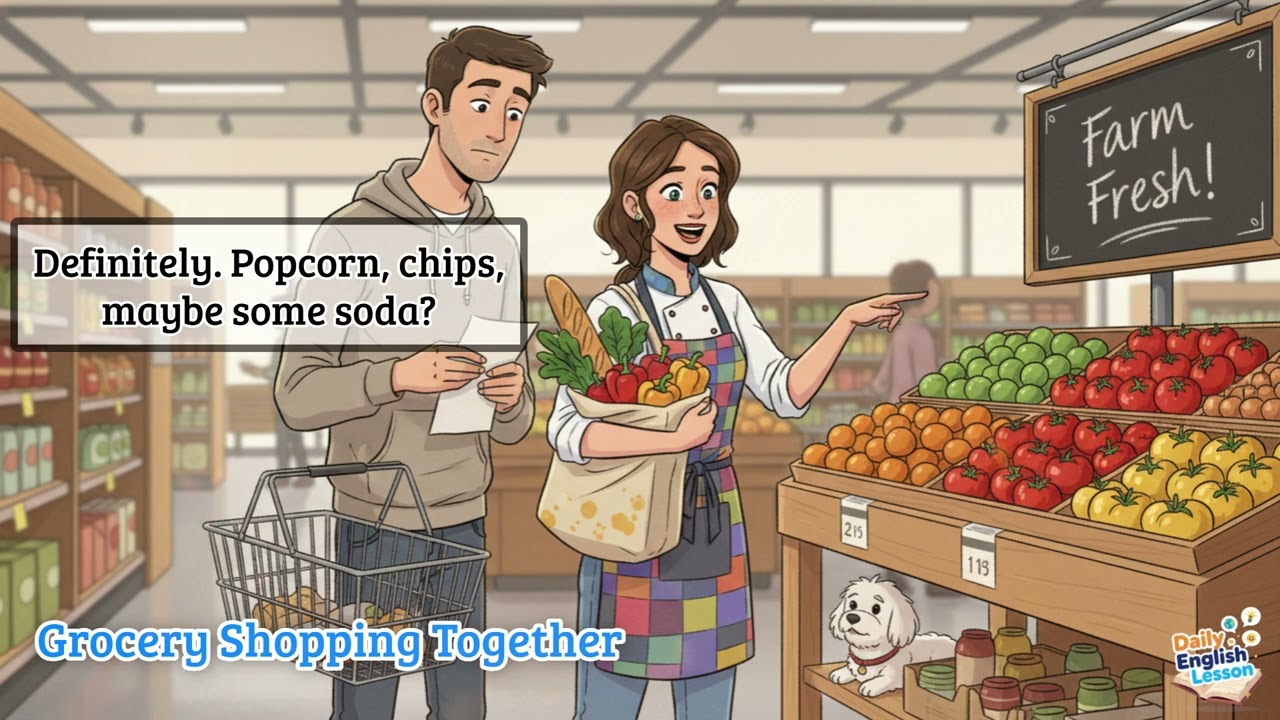 Learn English at the Grocery Store 🛒 | Real-Life Shopping Vocabulary & Phrases You’ll Actually Use