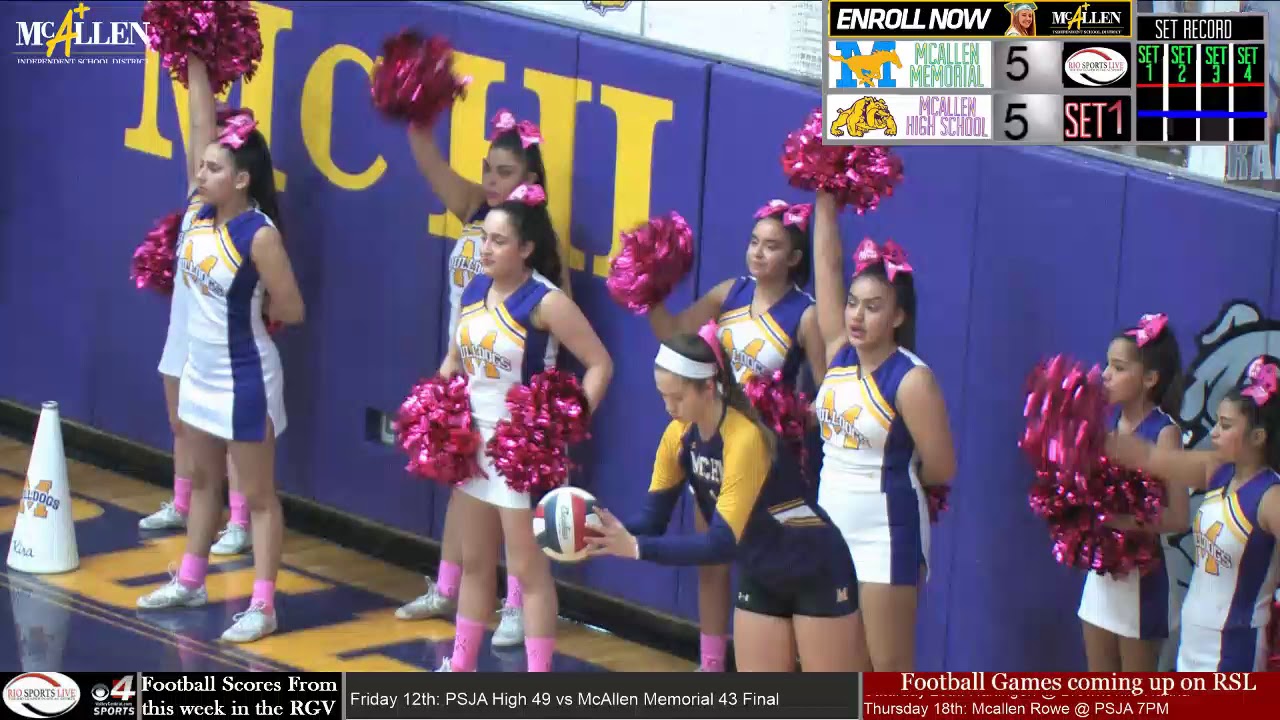 Mcallen Memorial at McAllen volleyball Oct 13, 2018