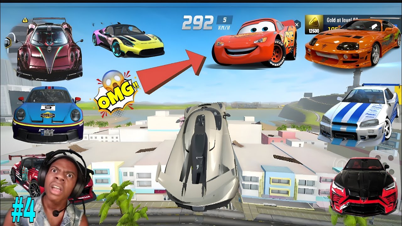 All Super Cars🚗 Stunts Through Bridge🌉 Challenge // Extreme Car Driving Simulator // Cars Gameplay
