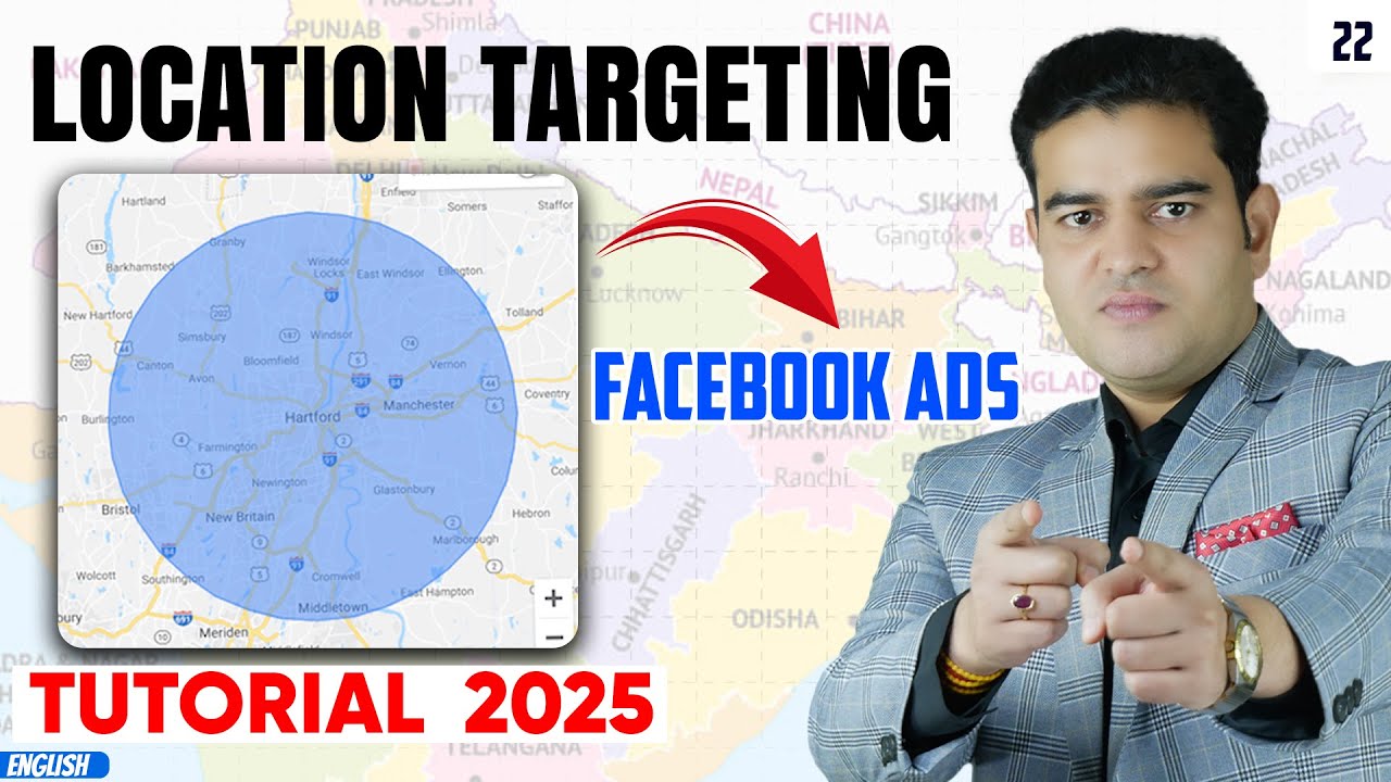 Facebook Ads Location Targeting Tutorial 2025 | Meta Ads Location Targeting | #facebookadscourse