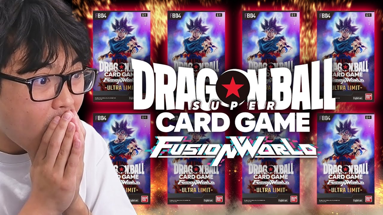 INSANE SCR LUCK! NEW -ULTRA LIMIT- Set Pack Opening on DBS Fusion World