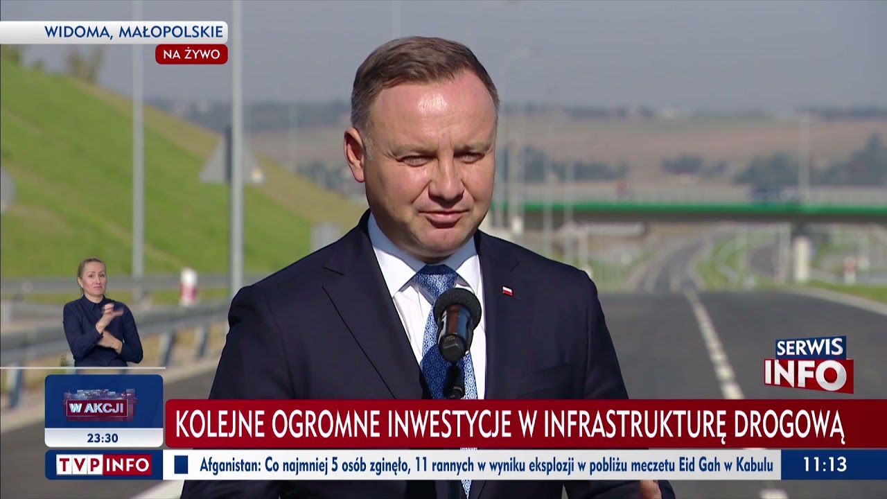 Prezydent: mam nadzieję, że trasa S7 zostanie otwarta do 2023 r. od Krakowa do Warszawy