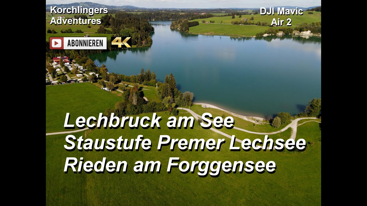 Rieden am Forggensee | Lechbruck am See | Premer Lechsee aus der Luft mit DJI Mavic Air 2 - 10.2020