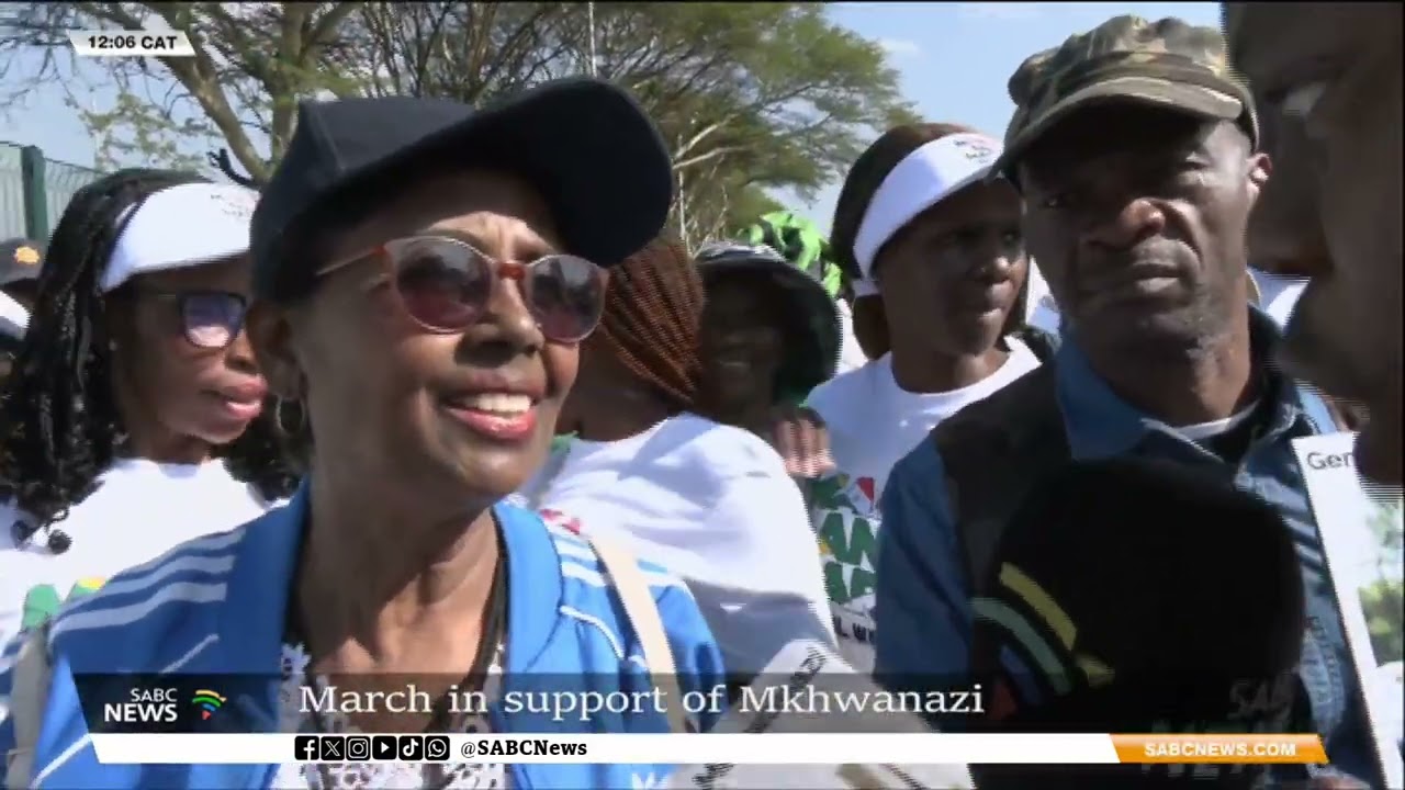 Mkhwanazi March |  #HandsOffMkhwanazi march under way in Durban