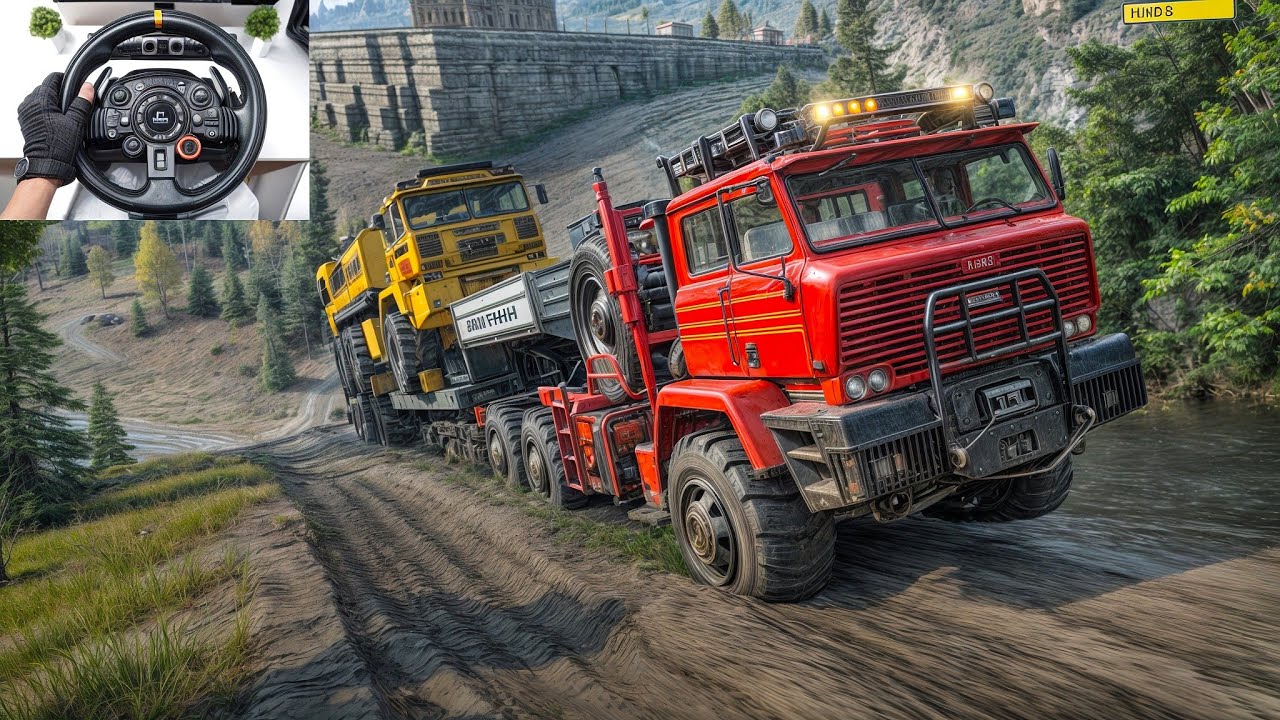 Insane Cargo Truck Haul With Sleiter ST 833 Chimera | Season 16 | SnowRunner | Logitech G29 | #970