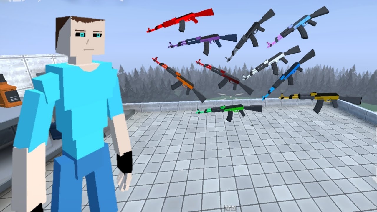 Коды на скины в GoreBox на оружие #game#gorebox#голубийтигр