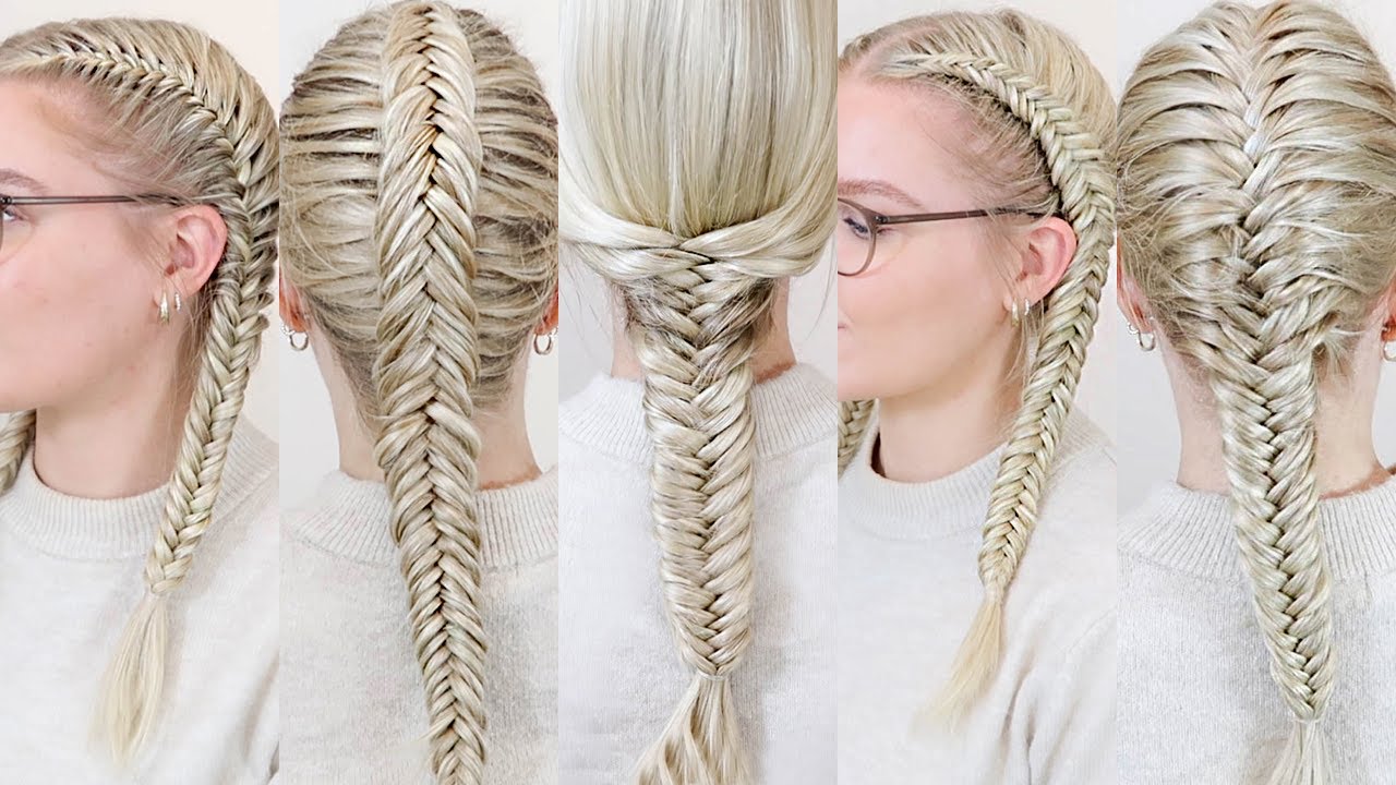 How To Fishtail Braid Your Own Hair In 5 Different Ways - THE ULTIMATE GUIDE - Summer Hairstyles