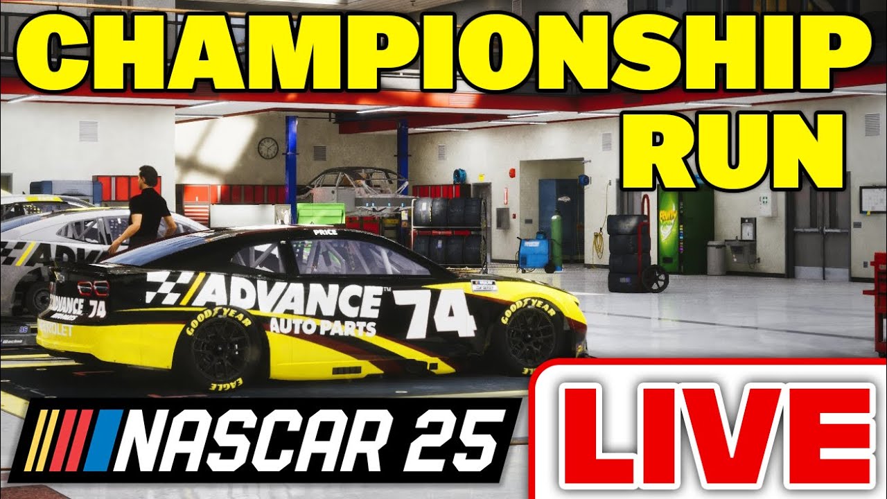 NASCAR 25 LIVE - UNTIL I WIN THE CUP CHAMPIONSHIP