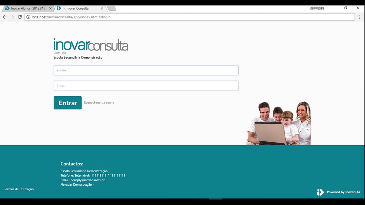 inovar alunos - Como disponibilizar a renovação de matrícula no inovarconsulta?