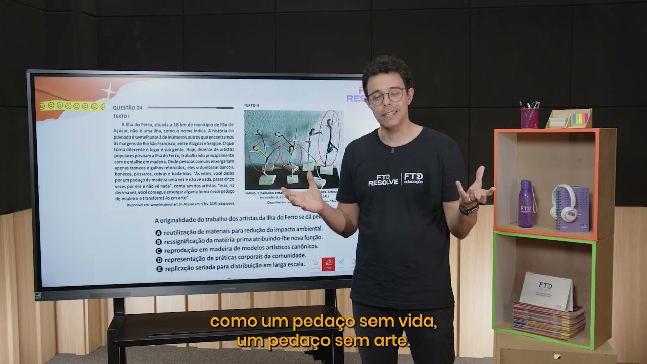 Enem 2025 - A originalidade do trabalho dos artistas