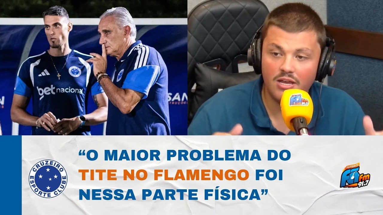 TITE LEVA PREPARADOR FÍSICO PARA COLETIVA E JUSTIFICA MÁ FASE DO CRUZEIRO