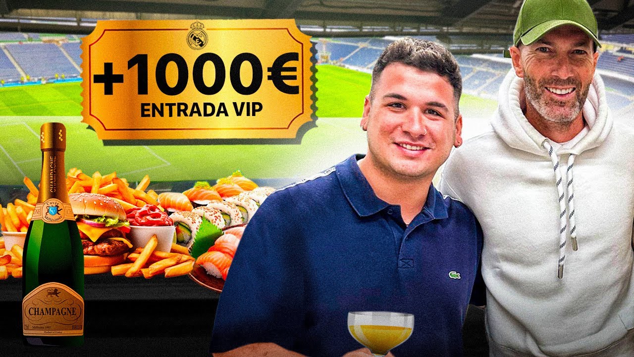 ASÍ ES UN PALCO VIP EN EL BERNABÉU *vemos el clásico y conocemos a Zidane epic vlog*