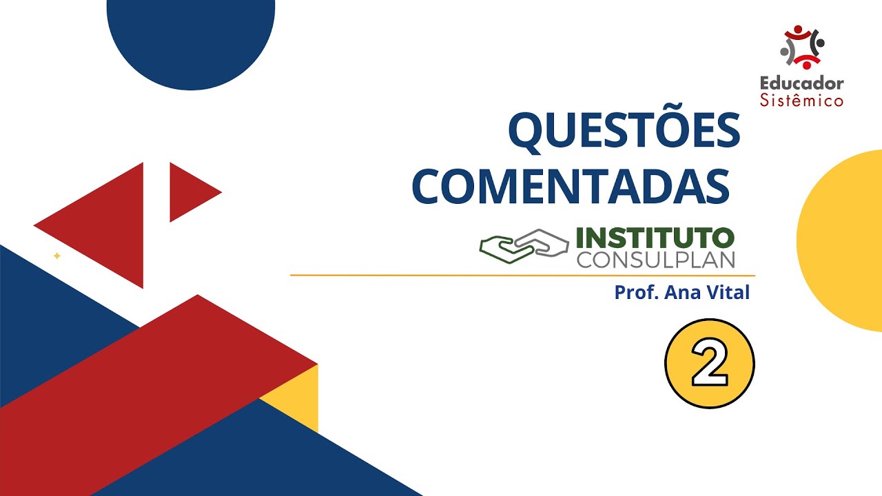 CONSULPLAN  - Questões Atualizadas  - Parte 2