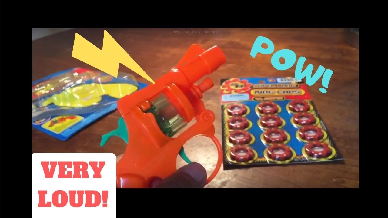 DOLLAR TREE TOY| Cap Gun Review