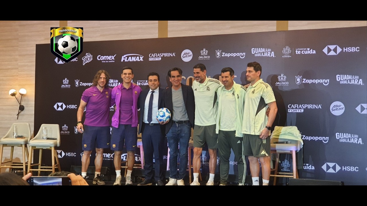Todo listo para la COPA DE LEYENDAS entre REAL MADRID y BARCELONA en GUADALAJARA