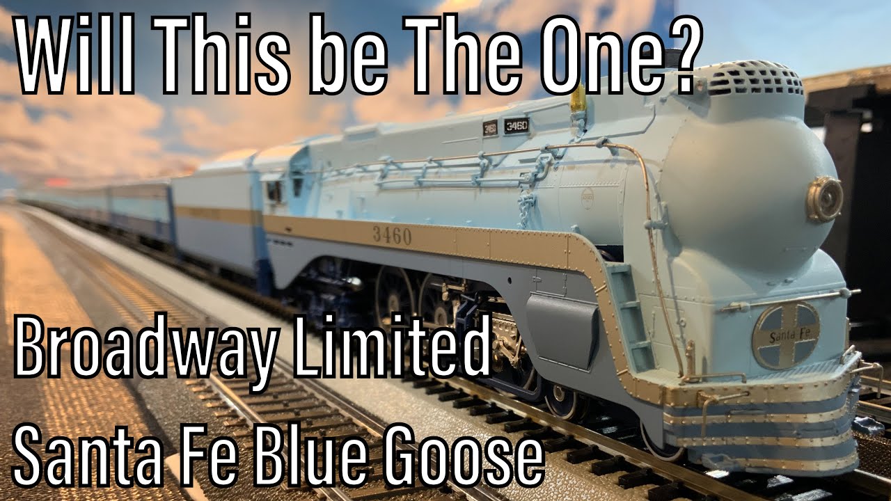 Detailed Review: Broadway Limited BLI HO Scale Santa Fe (ATSF) Blue Goose Streamlined Steam Engine