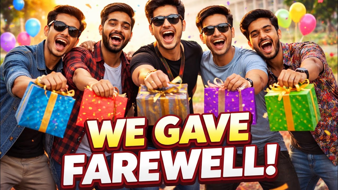 Farewell 2k26!🖤🔥 | Gave seniors a memorable day🖤 | Abd x Vlogs