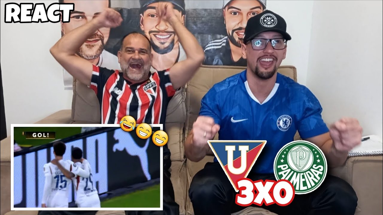 REACT LDU 3X0 PALMEIRAS - LDU COM UMA VANTAGEM GIGANTE! COPA LIBERTADORES