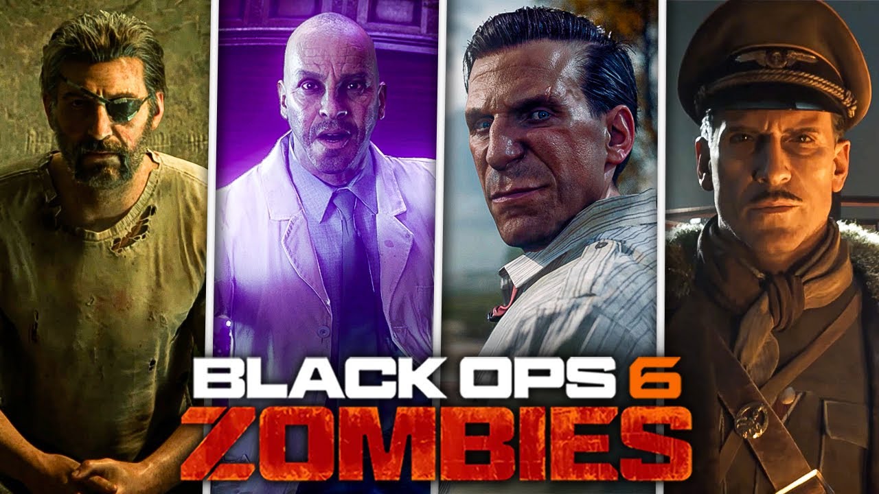 BLACK OPS 6 ZOMBIES: THE MOVIE - ALL CUTSCENES & EASTER EGG ENDINGS