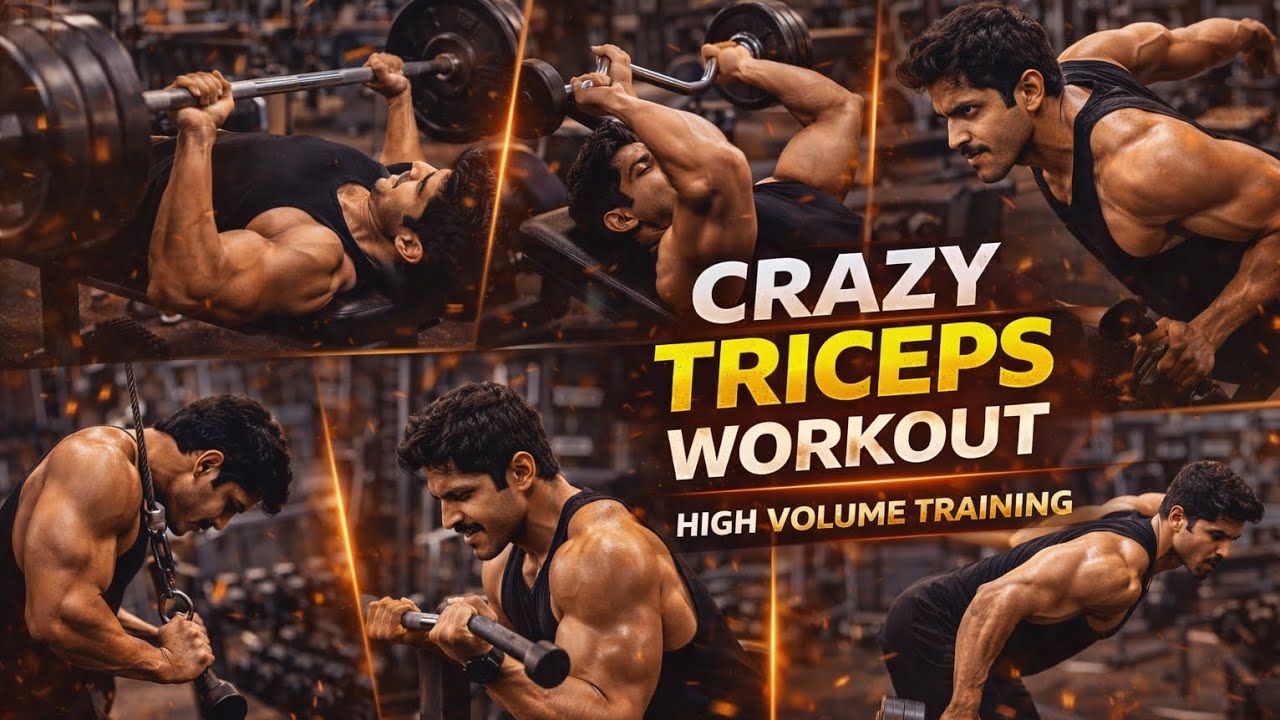 This Triceps Workout Will Build HUGE Arms 💪 | High Volume Triceps Routine