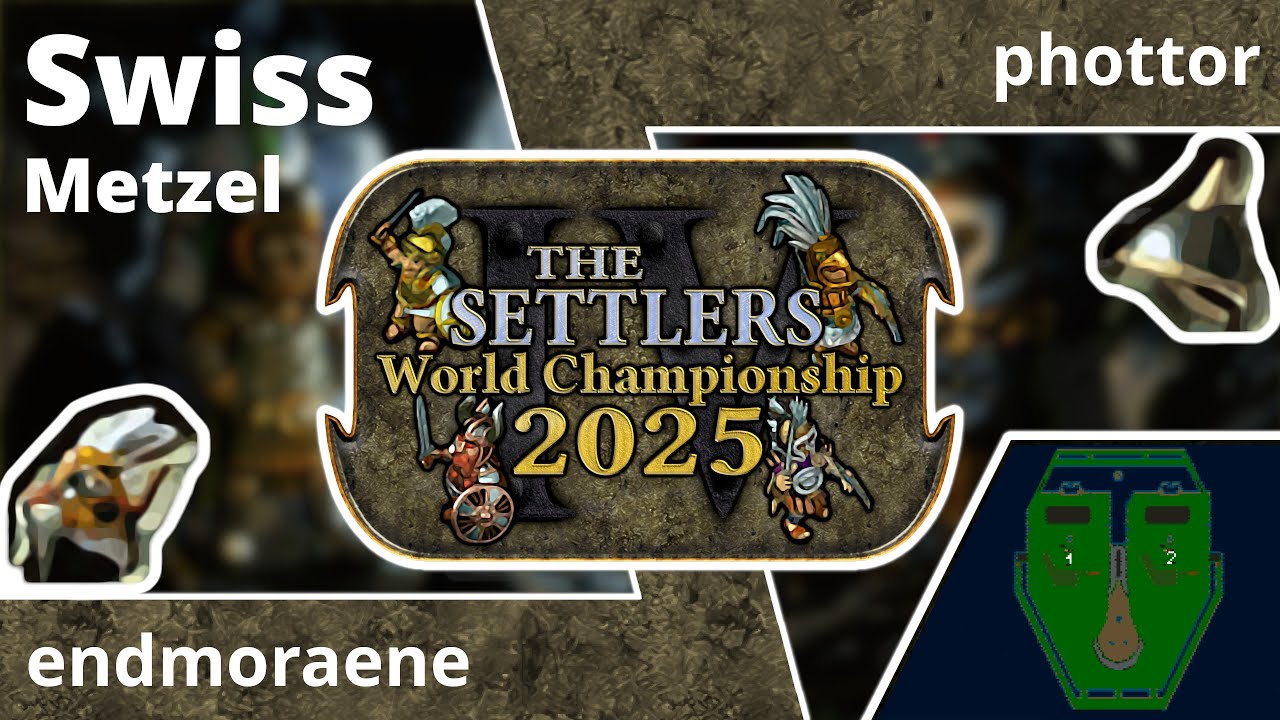 [DE] endmoraene vs phottor | Swiss Stage 3:1 | Die Siedler IV Weltmeisterschaft 2025