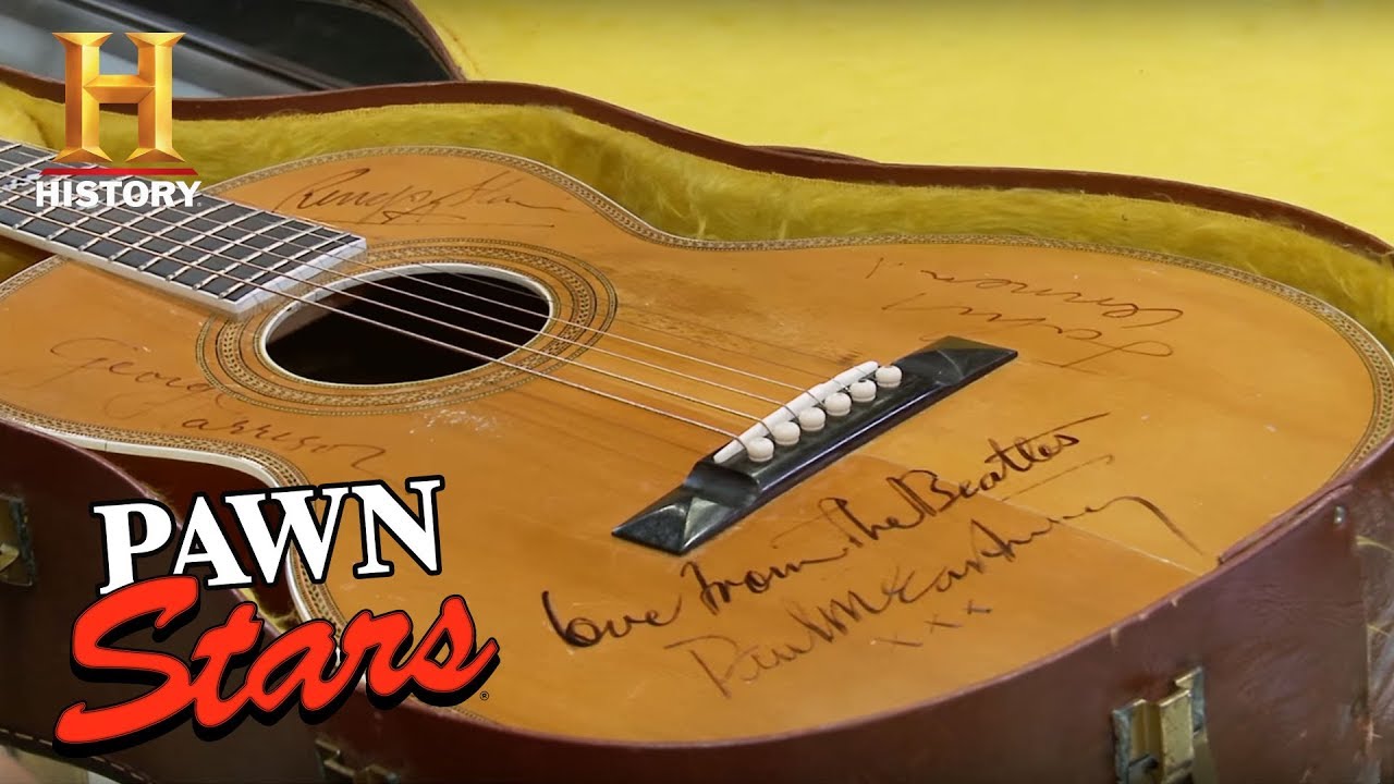 Guitar Autographed by The Beatles | Pawn Stars