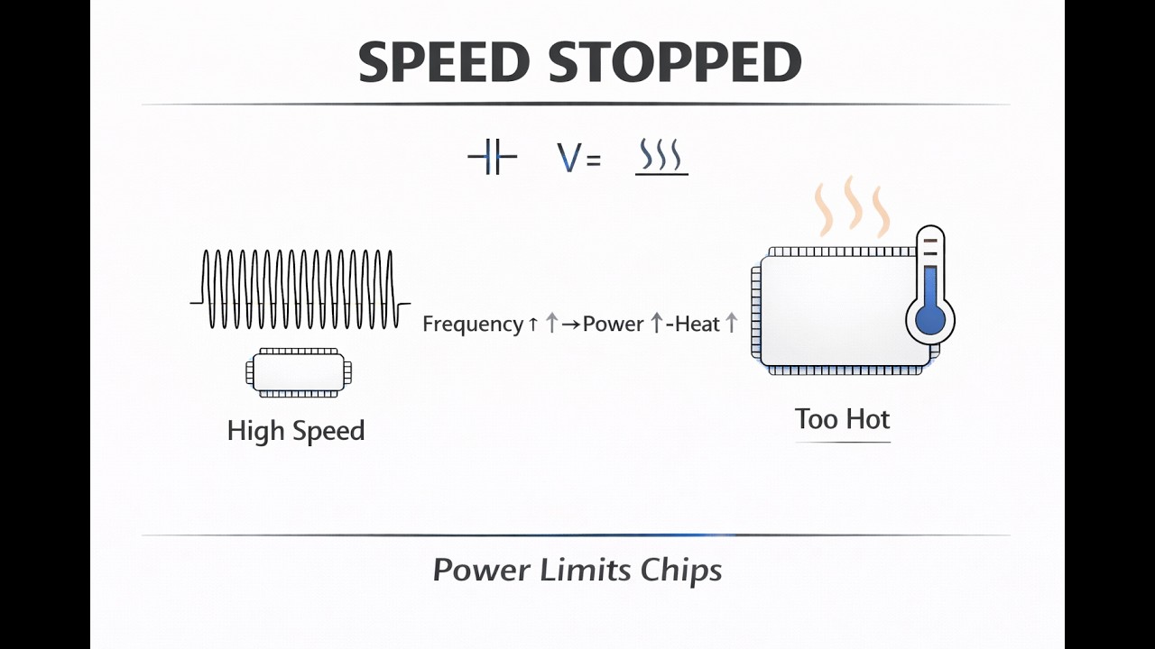 Why CPU Clock Speeds Stopped Increasing (Power Explained)