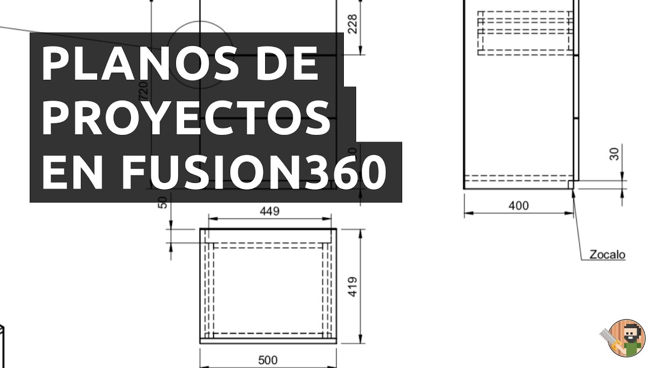 Dibuja los planos de proyectos en Fusion 360