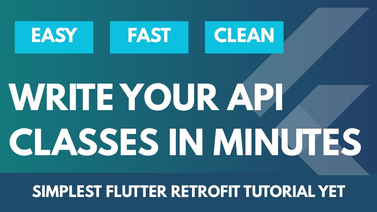 Flutter API Calls Made Easy with Retrofit | Code Generation in Flutter/Dart